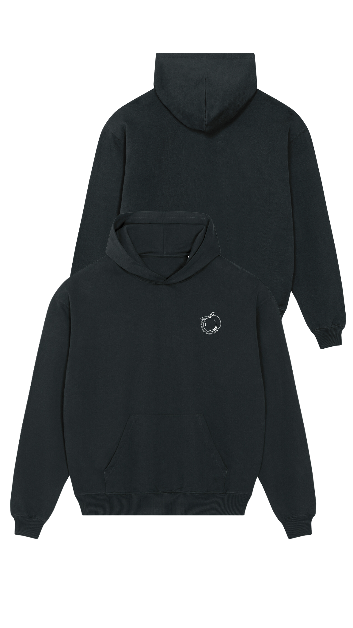 I like AI and I cannot lie – Schwarzer 'Oversized' Hoodie