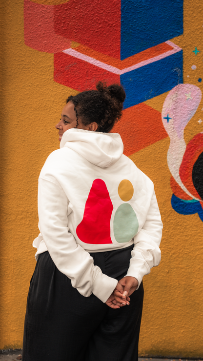 i am an aelai – Off-White Relaxed Fit Hoodie