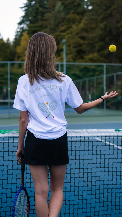 AI ain’t a game – Weißes T-Shirt mit relaxter Passform